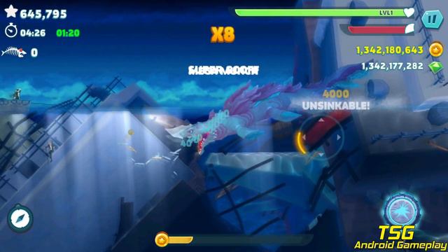 Hungry Shark Evolution - New Shark - LUMINITE SHARK - New Update - All 24 Sharks Unlocked смотреть онлайн