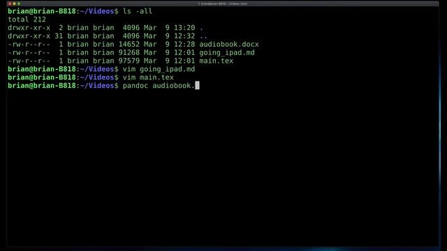 Pandoc on the Console - Converting Text Files смотреть онлайн