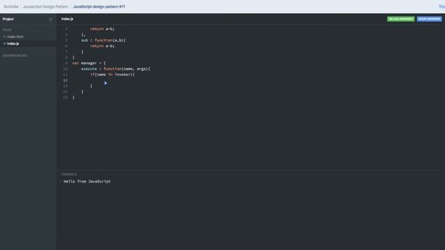 JavaScript Design Pattern #11 смотреть онлайн