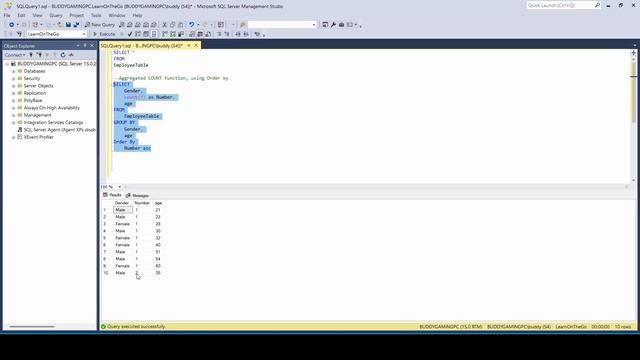 SQL Advanced Aggregate Functions смотреть онлайн