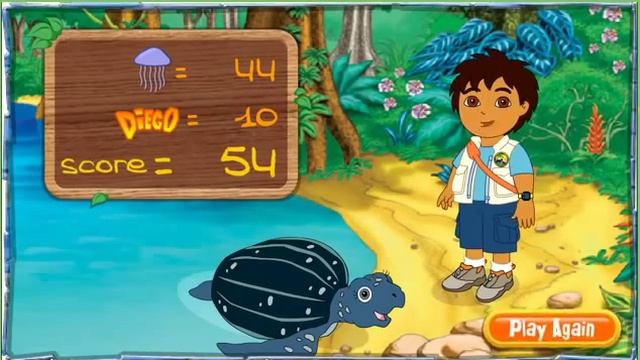 Go Diego Go Tuga the Sea Turtle Funny Online Game From Nick Jr Full Games Episodes) смотреть онлайн