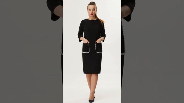 Платье трикотажное (размер 44-54) Галеан-стиль 924 #трикотажныеплатья #платьяизбеларуси смотреть онлайн