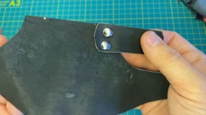 Изготовление чехла из натуральной кожи на топор своими руками. Пошаговая инструкция.