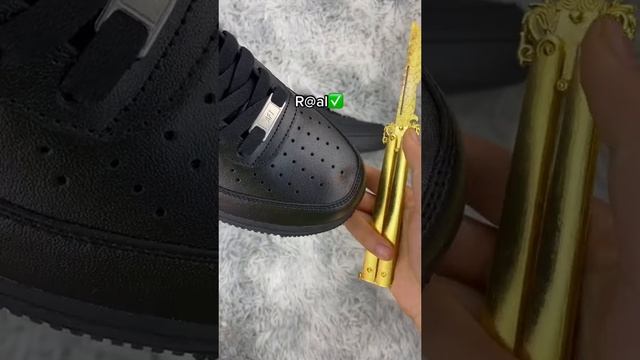 Nike Air Force 1 Black Real vs Fake difference,Have you noticed this before? смотреть онлайн