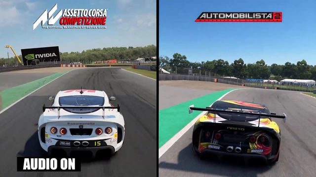 Assetto Corsa Competizione vs Automobilista 2 - Ginetta G55 GT4 Comparison смотреть онлайн