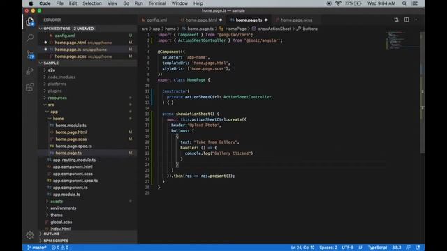 Ionic 5 Actionsheet Tutorial with Example | Ionic Tutorial Series - codesundar смотреть онлайн