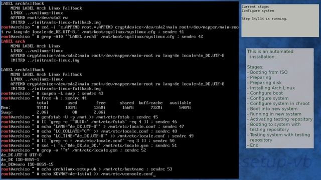 Arch Linux installation recording to kernel 5.14.9-arch2-1 (testing) смотреть онлайн