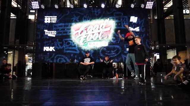 Сантим vs Щепин Слава | Final Break Dance Kids | GOOD FOOT BATLE 2019 смотреть онлайн
