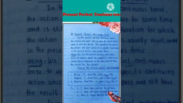 Present perfect continuous tense/ смотреть онлайн
