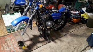 Мотоцикл МИНСК М125  ATF в КПП, замена масла в вилке на 10W! Первый металл прямо под ногами!