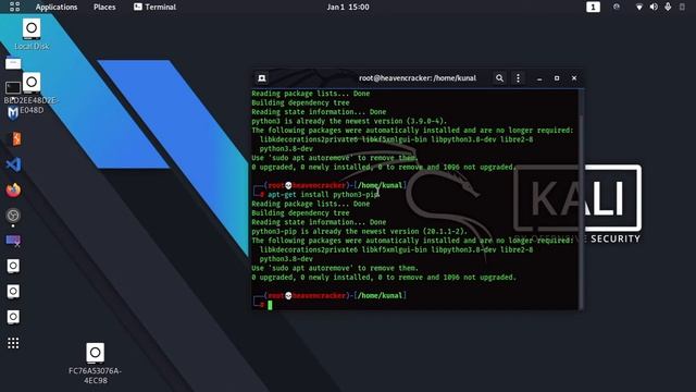 How to Install Python, Tkinter and Pip on Kali Linux | Explained In Hindi | Linux for Beginners смотреть онлайн