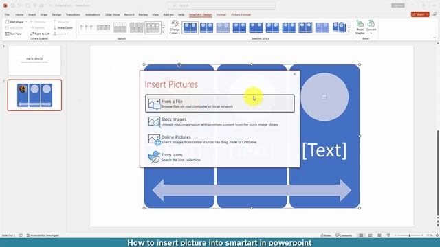 How to insert picture into SmartArt in PowerPoint смотреть онлайн