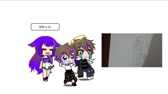 C.C AND MIKEY react to my drawing of them as a girl irl смотреть онлайн
