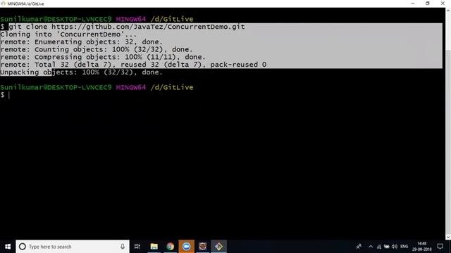 Git clone смотреть онлайн
