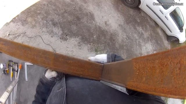 НАВЕС над крыльцом часть 1 СВОИМИ РУКАМИ смотреть онлайн