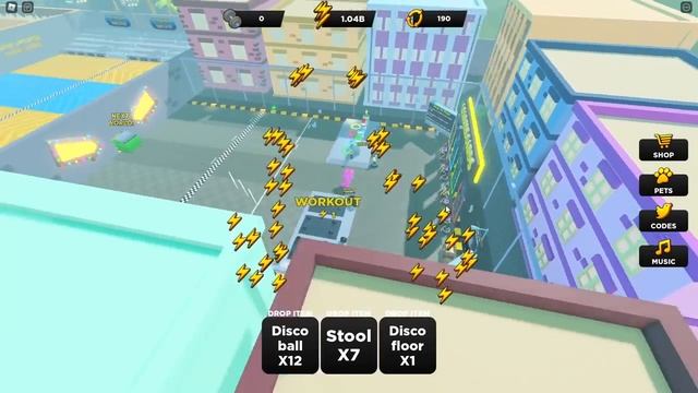 КАЧОК СДЕЛАЛ НОВЫЙ РЕКОРД СИЛЫ В STRONGMAN SIMULATOR В РОБЛОКС! ROBLOX смотреть онлайн