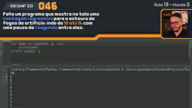 Exercício Python #046 - Contagem regressiva смотреть онлайн