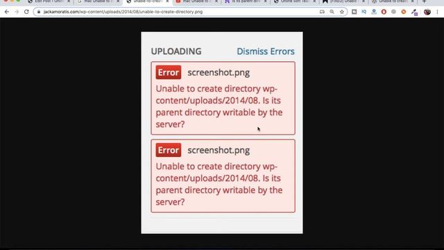 FIXED Unable to Create Directory wp-content uploads Is its Parent Directory Writable by the Server смотреть онлайн
