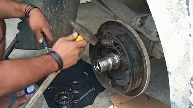 How to Install axle,cylinder brake,bearing,regrace & brake shoe | kia bonggo смотреть онлайн
