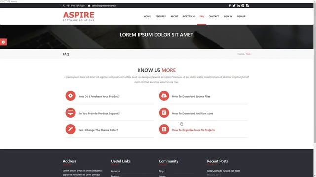 Debut - Free Bootstrap Theme Preview смотреть онлайн