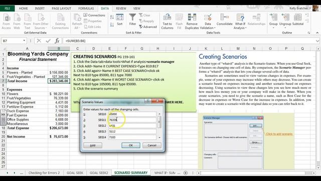 Excel L6 - Scenario Summary "What if" смотреть онлайн