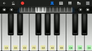 #Granny theme horror game music Tutorial on Mobile piano