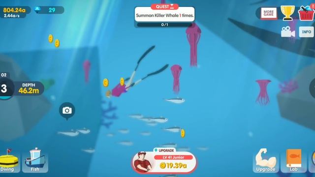 Dream Blue Ocean (by mobirix) - Android iOS Game Gameplay смотреть онлайн