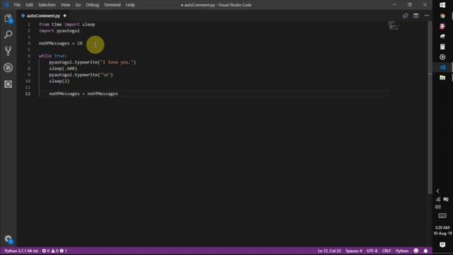 Python for sending Automatic Love Messages to Girl Friend!!!! смотреть онлайн