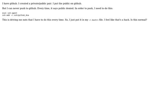 Github private/public SSH key authentication смотреть онлайн