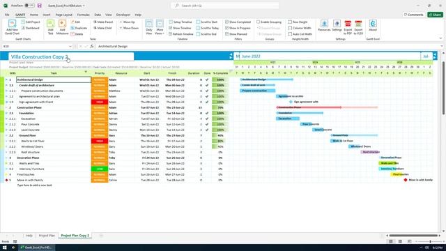 How to Duplicate a Gantt Chart Project in Gantt Excel смотреть онлайн