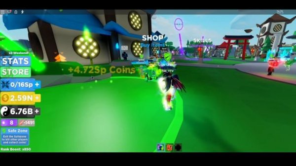 ФИШКИ СИМУЛЯТОРА ЛЕГЕНДЫ НИНДЗЯ 2019 Ninja Legends Roblox