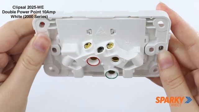 Clipsal 2025-WE | Double power point GPO 10Amp | White (2000 Series) смотреть онлайн