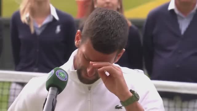 Джокович. Эмоциональная речь после финала Уимблдона 2023 смотреть онлайн