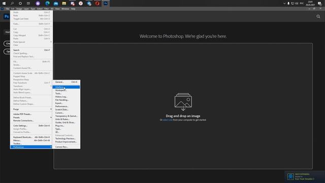 Установка и первоначальная настройка Photoshop смотреть онлайн