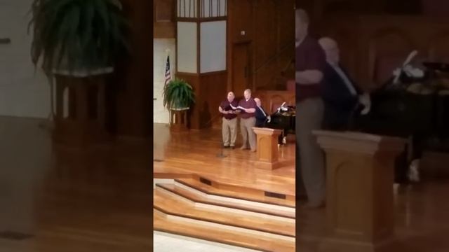 "O God, Beyond All Praising" - bass/baritone duet with David & Ben Jones, 8/21/16 @ CUMC, Plano, T смотреть онлайн