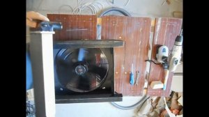 Тепловая водяная пушка типа ВОЛКАНО своими руками. Отопление сарая, гаража, теплицы, складов и т д.