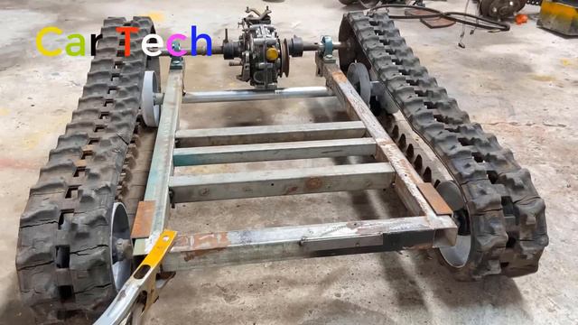 Because my family is poor, I built myself a mini tank - Full video | Car Tech смотреть онлайн
