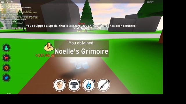 New update Grimoire in black clover [Roblox] смотреть онлайн
