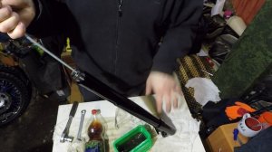 Замена Масла в Вилке Racer Panther 250 как делаю Я!