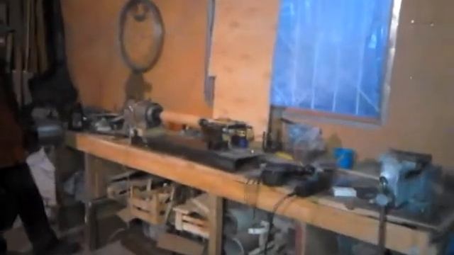 Самодельный токарный станок по дереву: Первый запуск смотреть онлайн