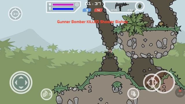 PLAYING MINI MILITIA ||TEAM DEATHMATCH || OP GAMEPLAY || BY V.K. GAMING?? смотреть онлайн