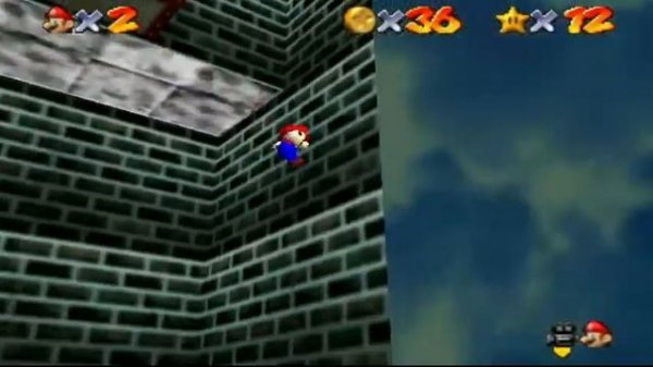 Super Mario 74 Extreme Edition [No Save States] Virusvine Veranda (All 7 Stars)