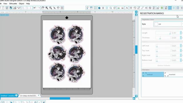 How I Cut Stickers on a Silhouette Portrait смотреть онлайн