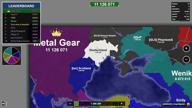 Metal Gear Conquers Caucasia! Territory Games io - Territorial IO смотреть онлайн