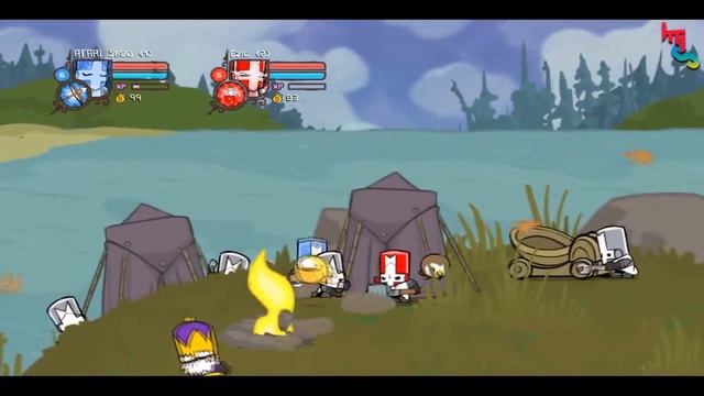 Надоедливые слизеры 🎮 Castle Crashers №2 смотреть онлайн