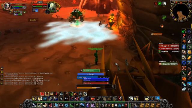 WoW Classic - Noxxion solo as MM hunter (farming nature resist gear in Maraudon) смотреть онлайн