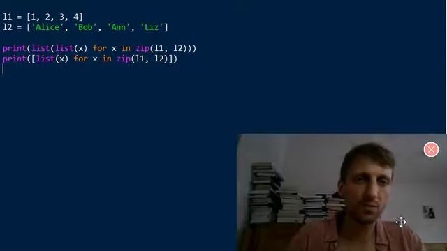python zip list of lists instead list of tuples смотреть онлайн