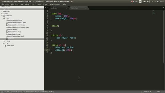 Bootstrap Dərslər #15 - Nümunə dizayn 5 (Footer) смотреть онлайн