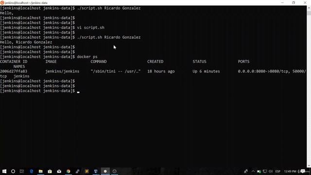 How to execute a bash script from Jenkins смотреть онлайн