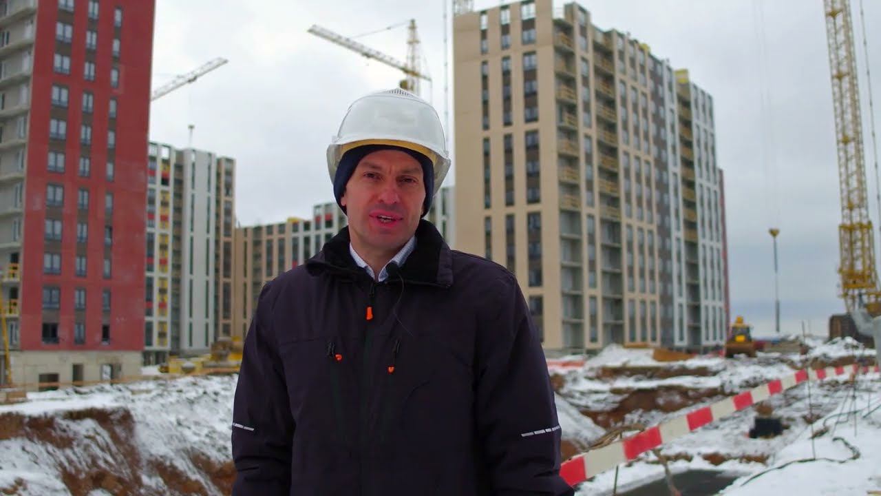 Ход строительства ЖК "Первый Ленинградский" (апрель 2022) смотреть онлайн
